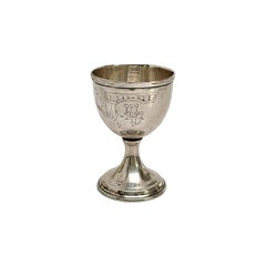 Small 800 Silver Kiddush Cup