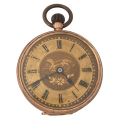 Small 9 Karat Gold Hans-Winding Antique Fob / Pocket Watch