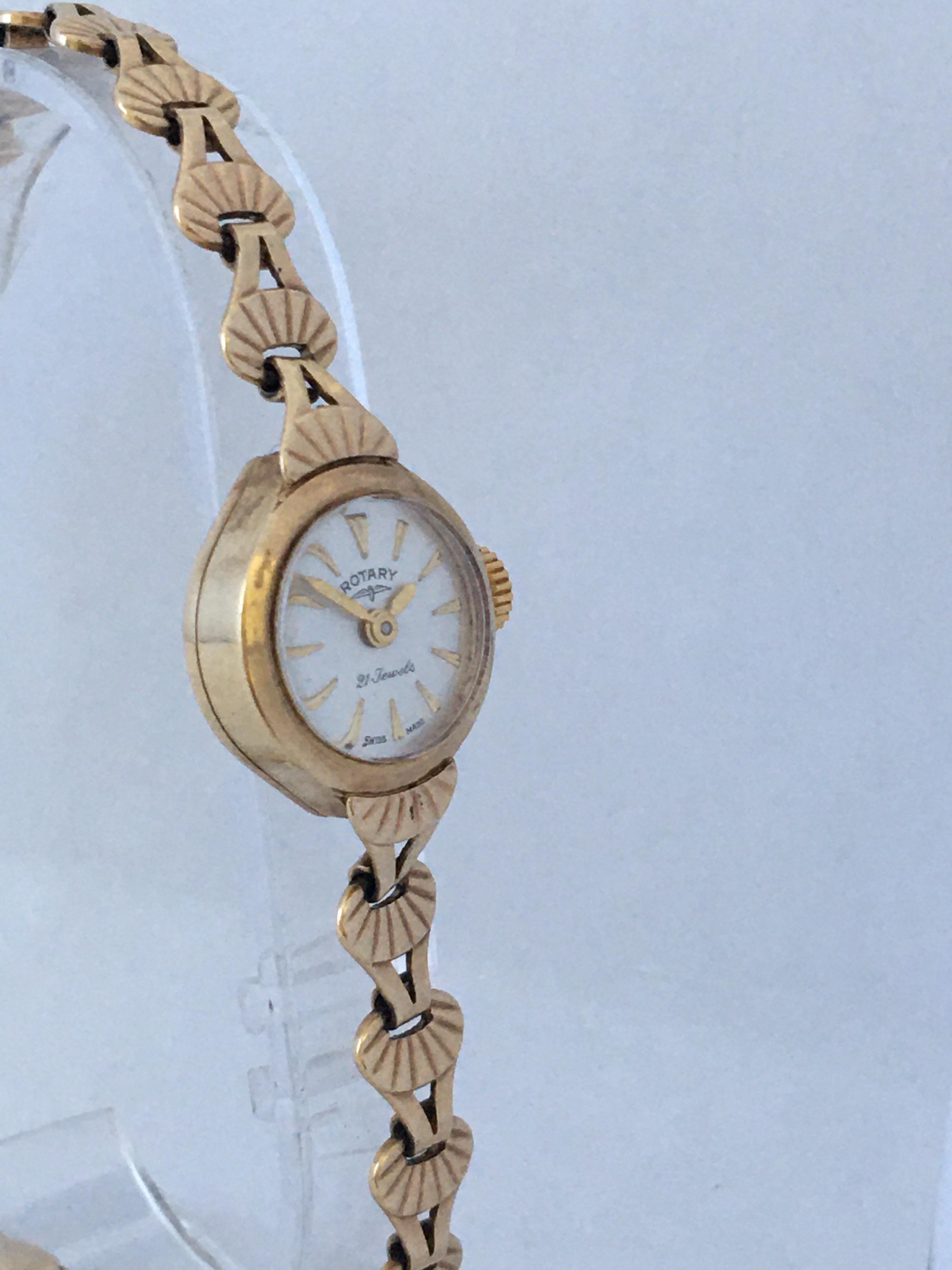 rotary ladies gold watch vintage