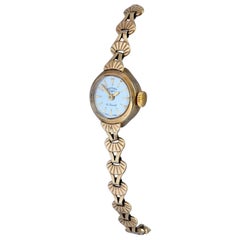 Small 9 Karat Gold Vintage Ladies Rotary Mechanical Watch