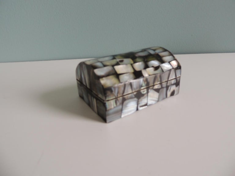 Small Abalone Shells Decorative Box For Sale at 1stDibs