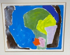 Small Abstract Watercolour Painting by Frances Desloge