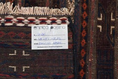 Small Afghan Baluci Rugs, Hand-Woven Wool, Early 20th Century, 48cm