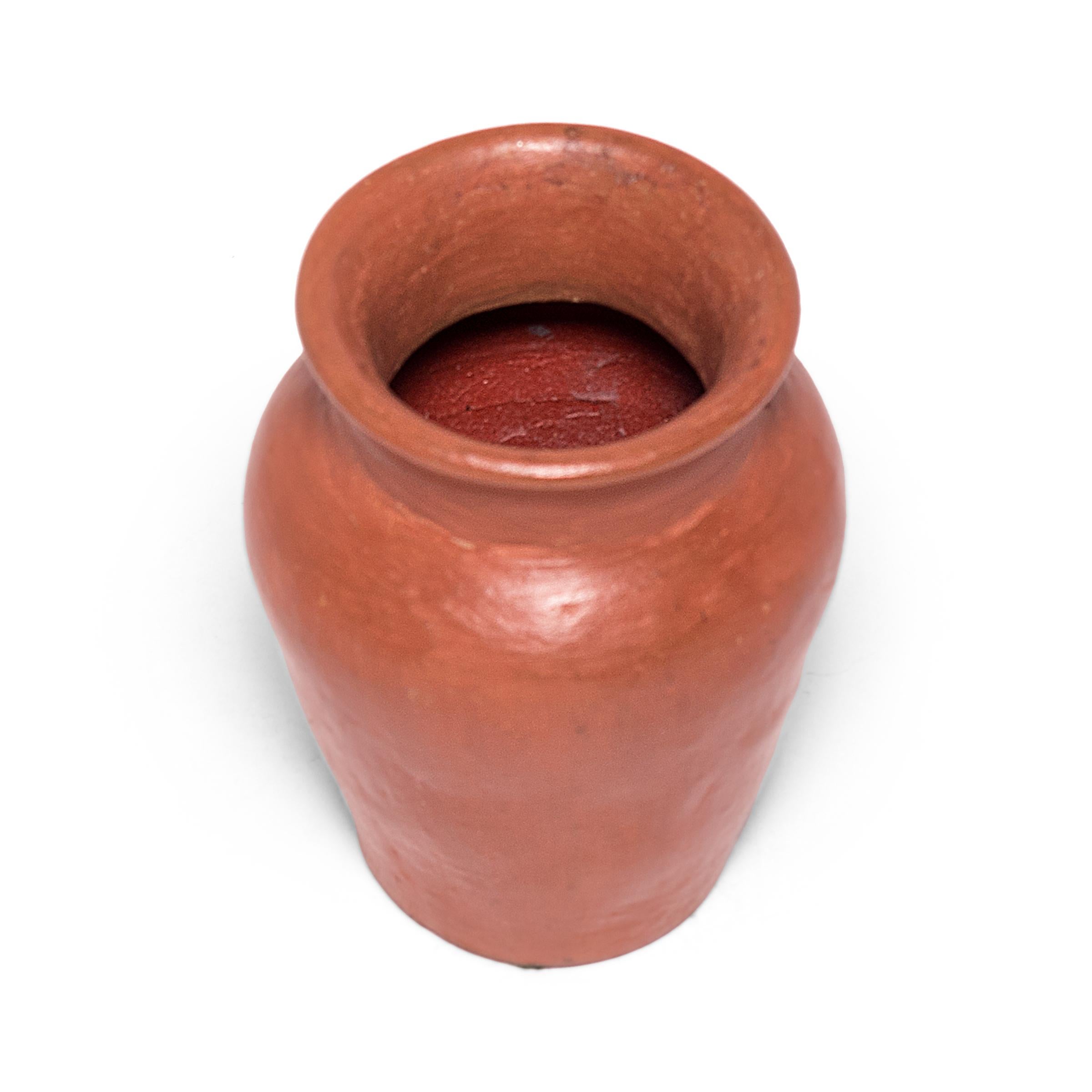 20th Century Small African Earthenware Pot