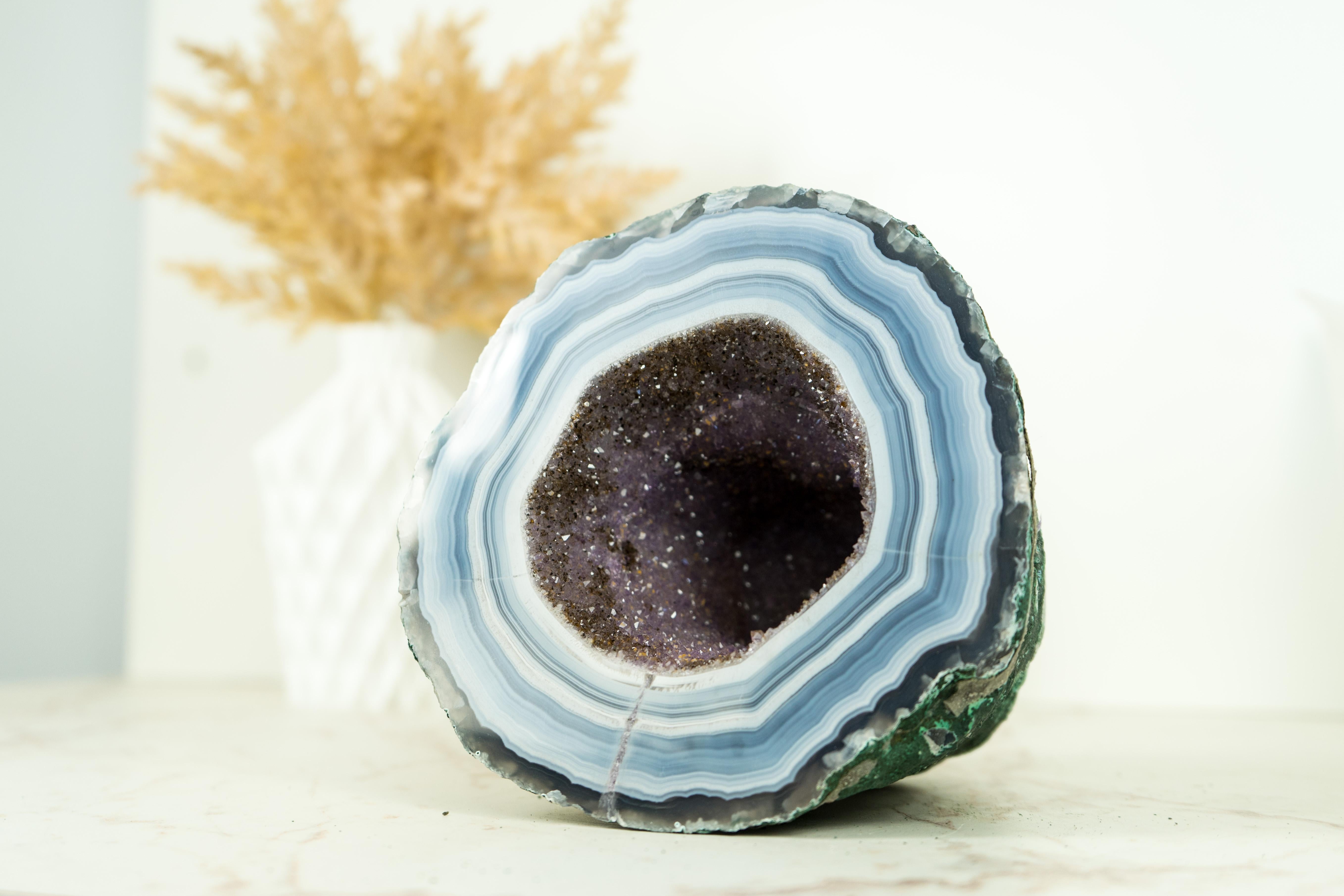 banded agate geode