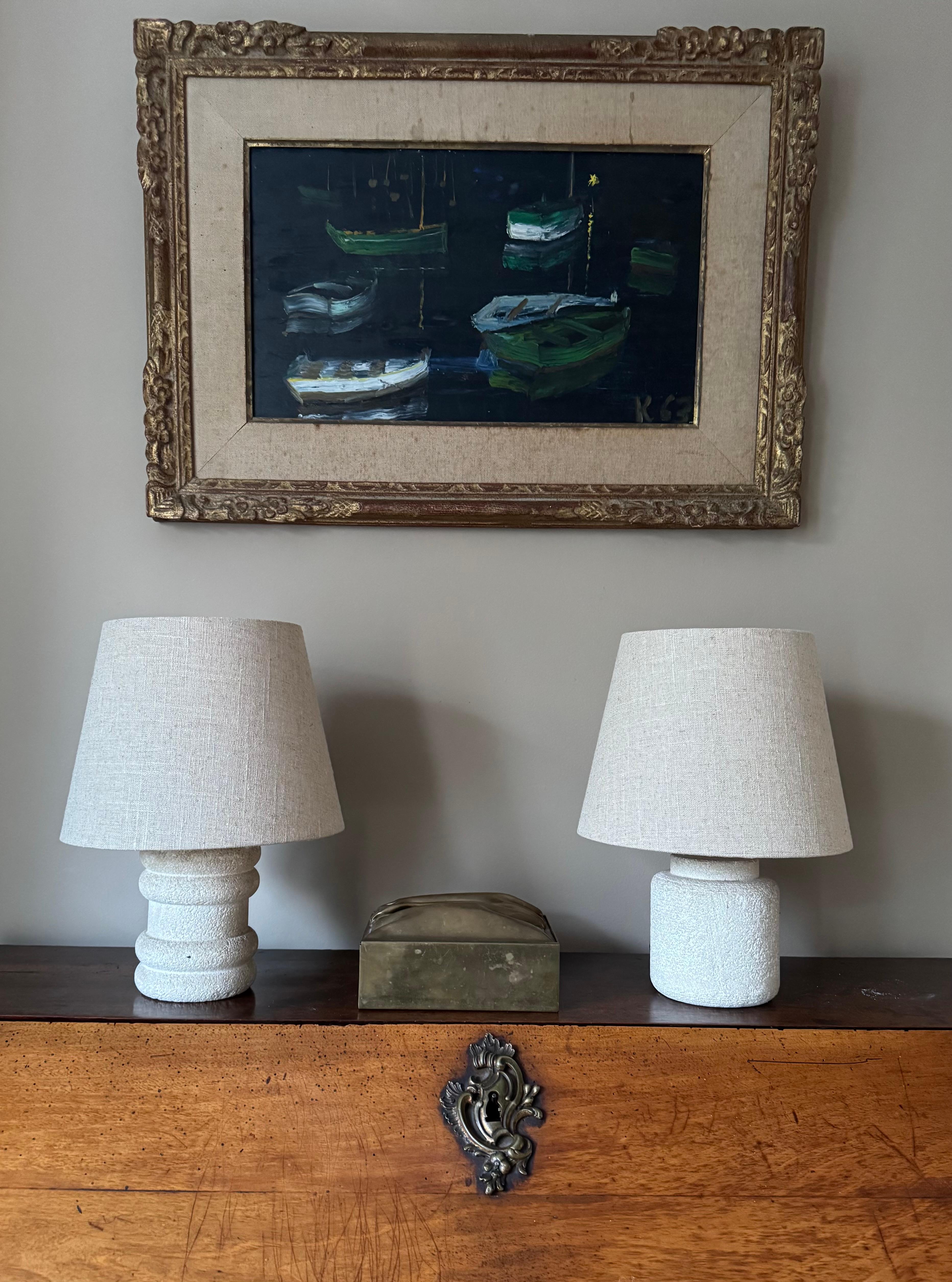 Carved Small Albert Tormos style carved lamp
