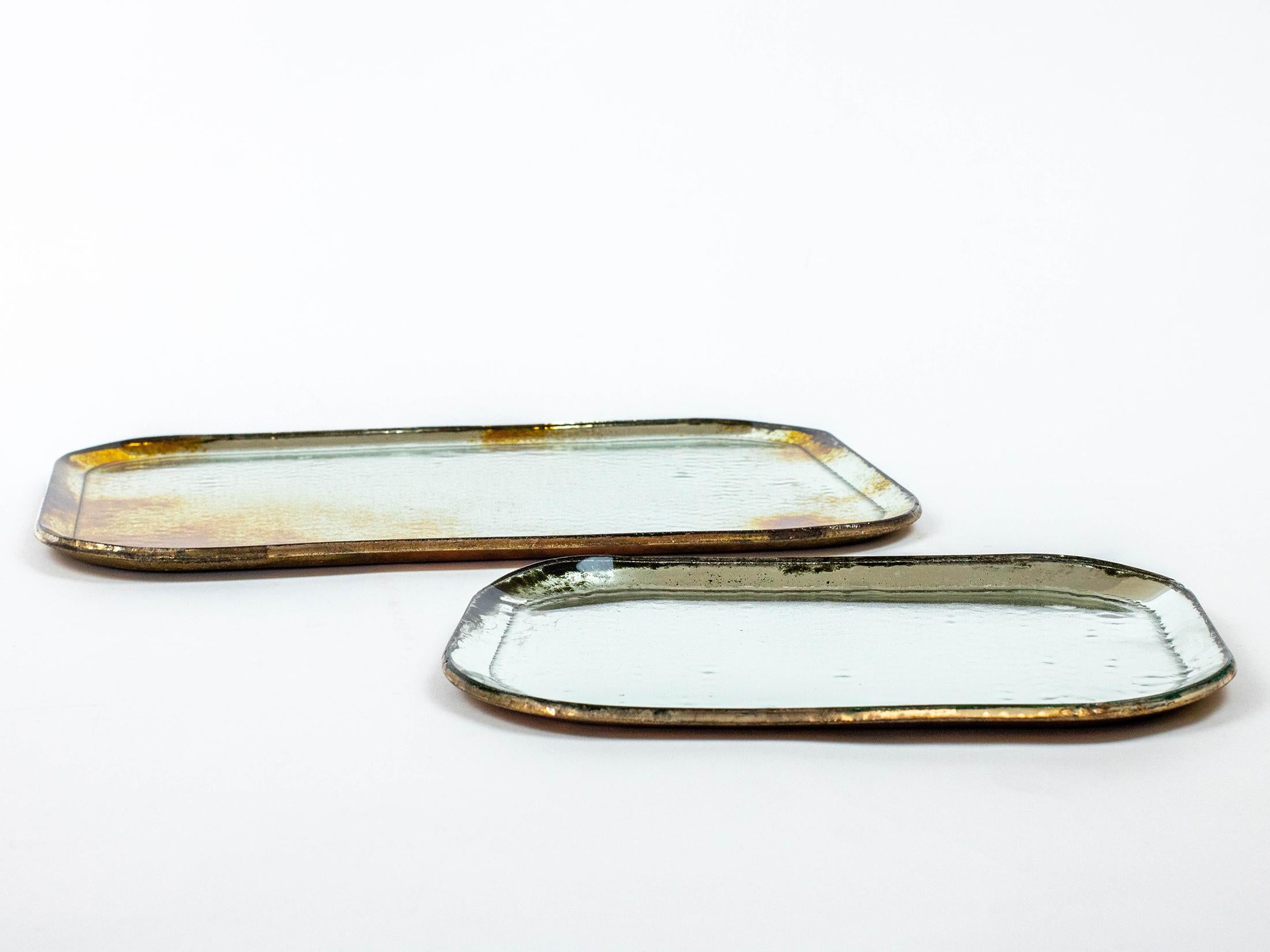 Glass Small Alice Tray by Slow Design For Sale