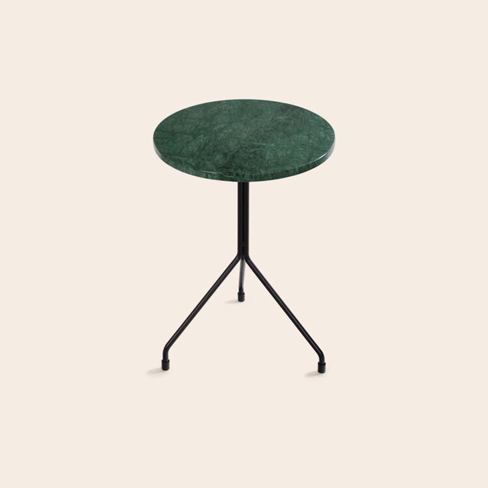 Small All For One Green Indio Marble Table by OxDenmarq
Dimensions: D 40 x H 48 cm
Materials: Steel, Green Indio Marble
Also Available: Different marble options available,

OX DENMARQ is a Danish design brand aspiring to make beautiful handmade
