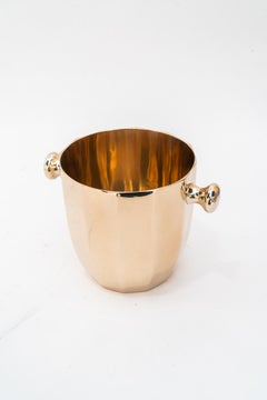 Piccolo secchiello da champagne in alpaca di Vienna, anni '20 circa