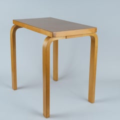 Small Alvar Aalto Side Table Model 86 in Birch for Artek, 1940s