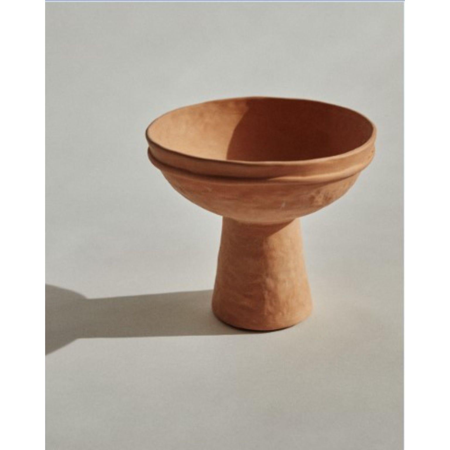 Post-Modern Small Amphora in Terracotta by Marta Bonilla For Sale
