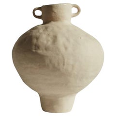 Small Amphora in White Terracotta by Marta Bonilla
