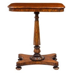 Small and Attractive Regency Pedestal Table Attributed to Gillows of Lancaster