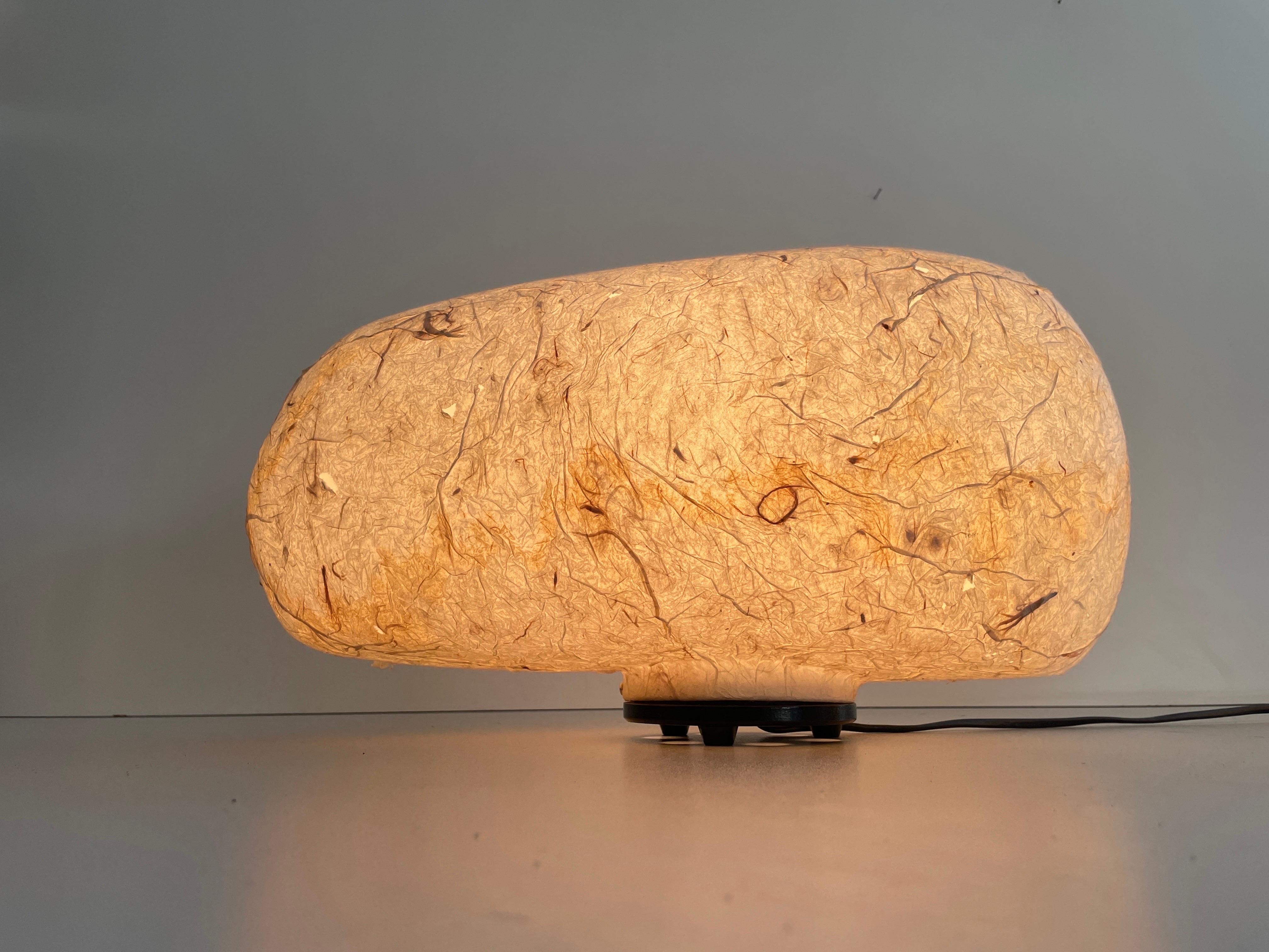 Petite et grande paire de lampes de table ou de lampadaires en fibre de verre, années 1980, Allemagne en vente 10