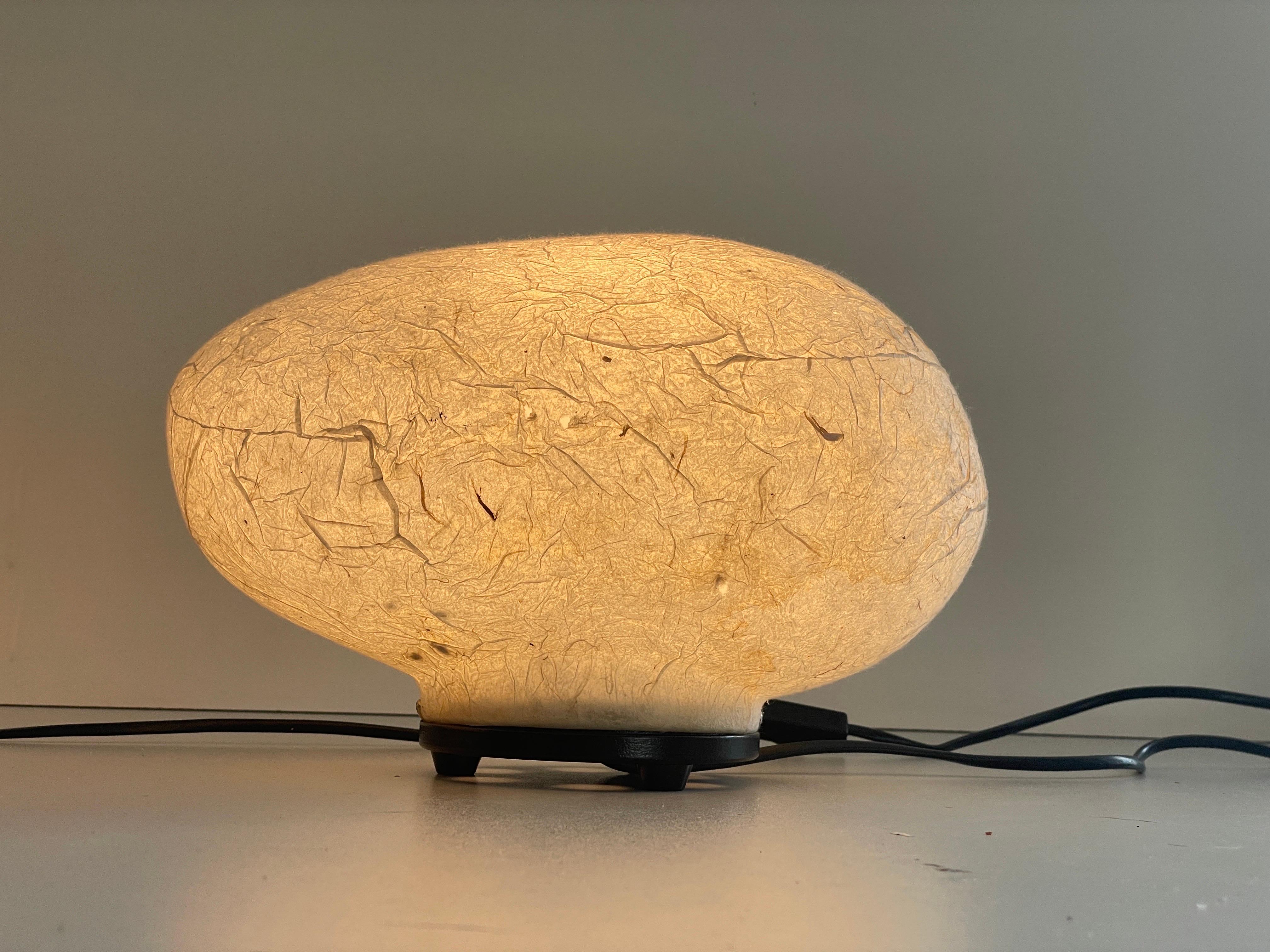 Petite et grande paire de lampes de table ou de lampadaires en fibre de verre, années 1980, Allemagne en vente 11