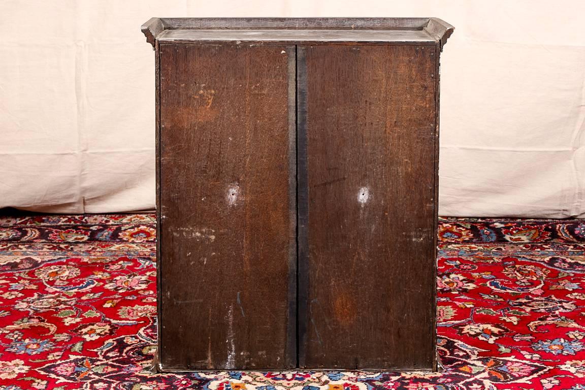 Small Antique 18th Century Georgian Oak Cabinet 3