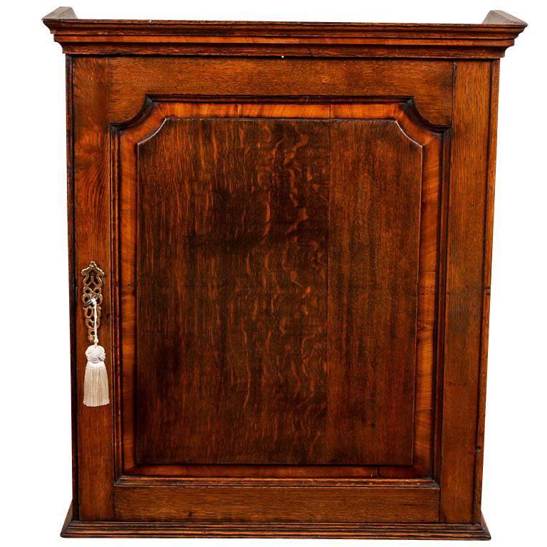 Small Antique 18th Century Georgian Oak Cabinet