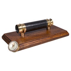 Small Antique 3 Draw Telescope, English, Brass, Terrestrial Spyglass, Victorian