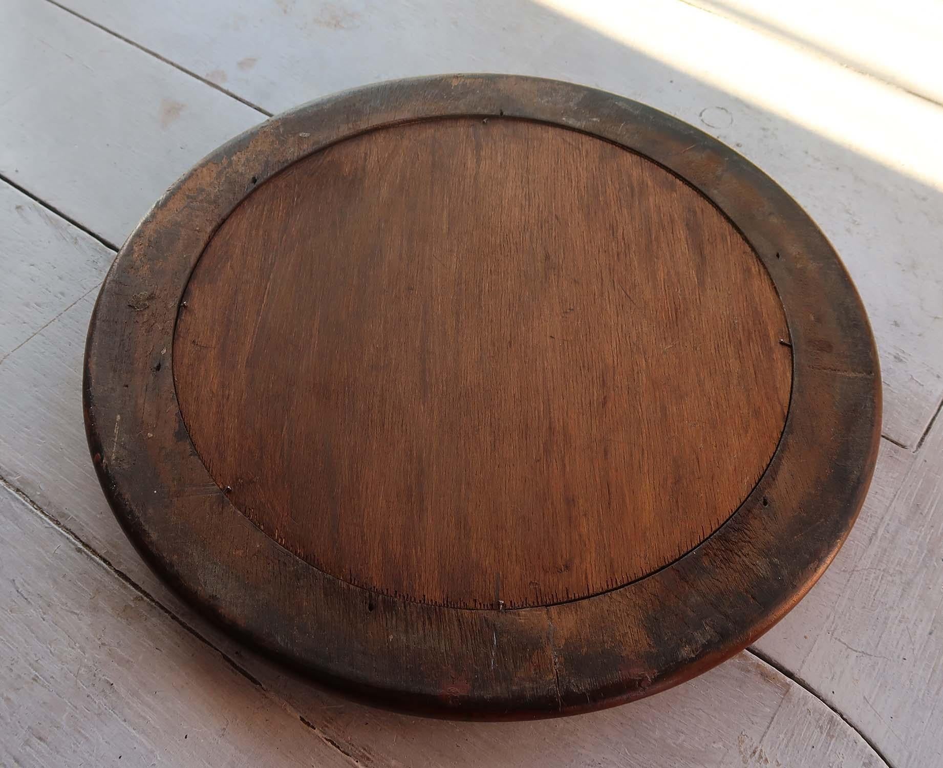 Pequeño Espejo Redondo de Ojo de Buey, Inglés, C.1860 en Bueno estado para la venta en St Annes, Lancashire