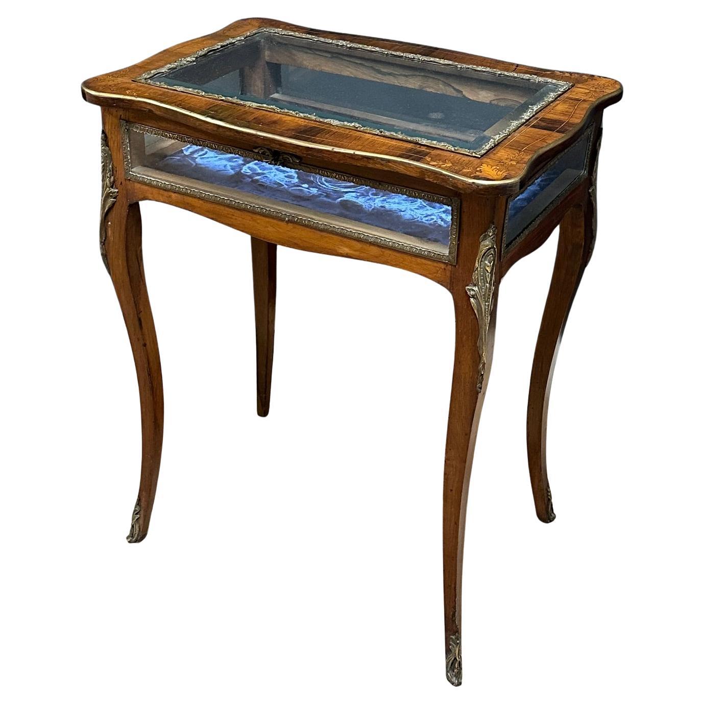 small antique bijouterie table For Sale