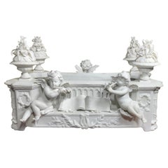 Small Antique Bisque Center Piece