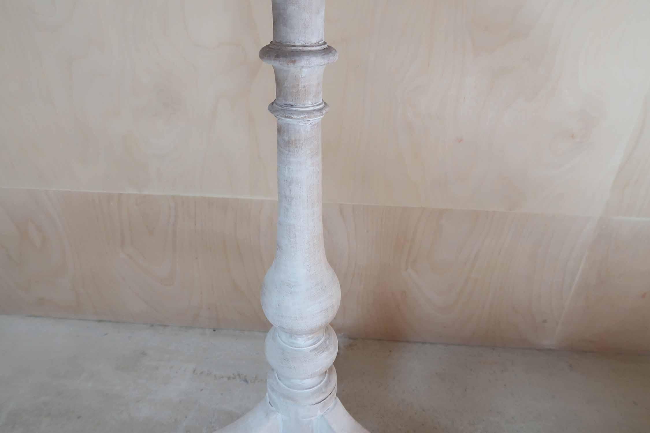 Fruitwood Small Antique Bleached Gustavian Style Round Side Table. English, Circa 1850 For Sale