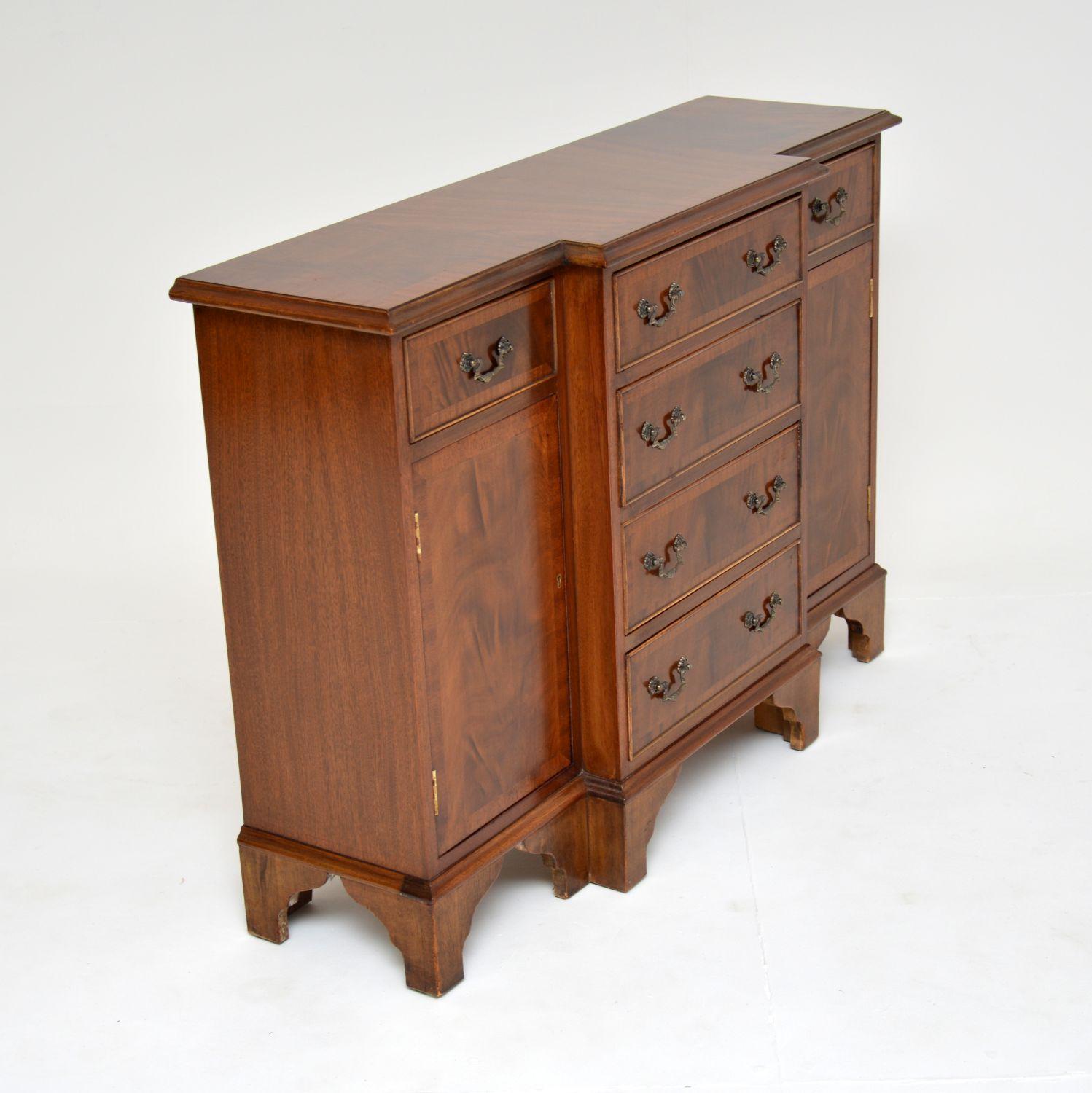 Small Antique Breakfront Sideboard 1