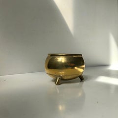 Kleiner antiker Bronzekessel, Topf oder Räuchergefäß, Unbekannt