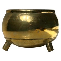 Small Antique Bronze Cauldron, Pot or Incense Burner, Unknown