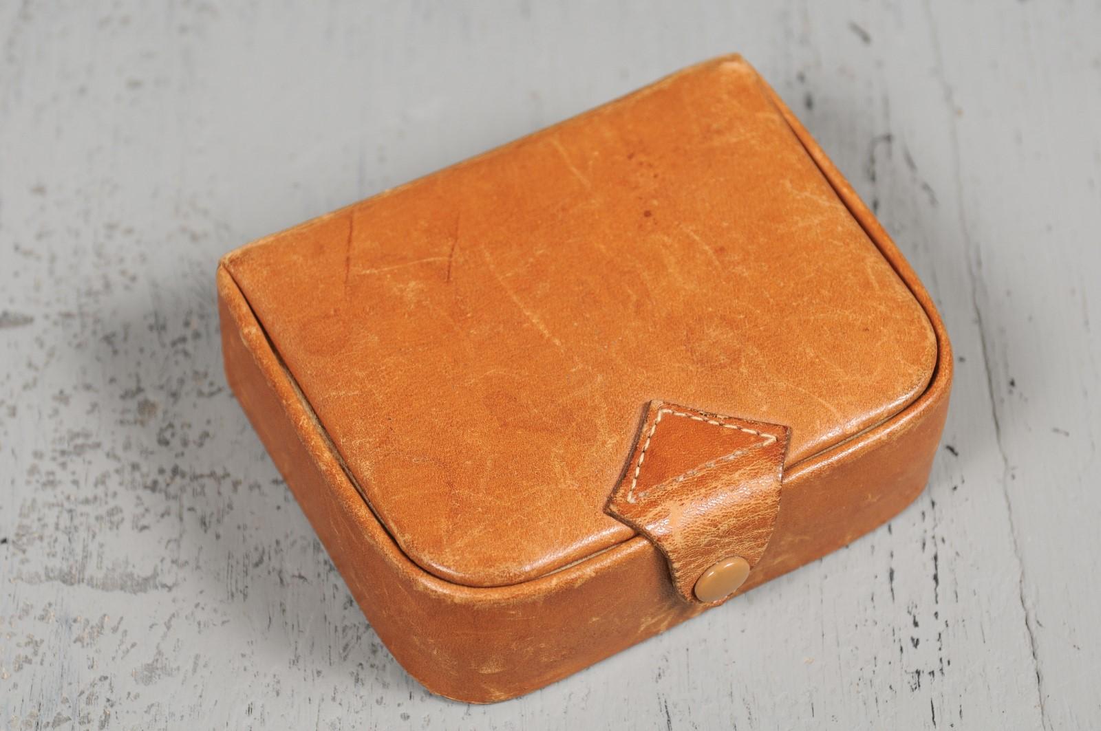 small leather case