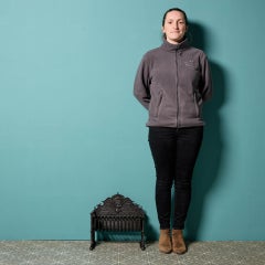 Small Antique Cast Iron Fire Grate