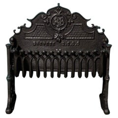 Small Antique Cast Iron Fire Grate