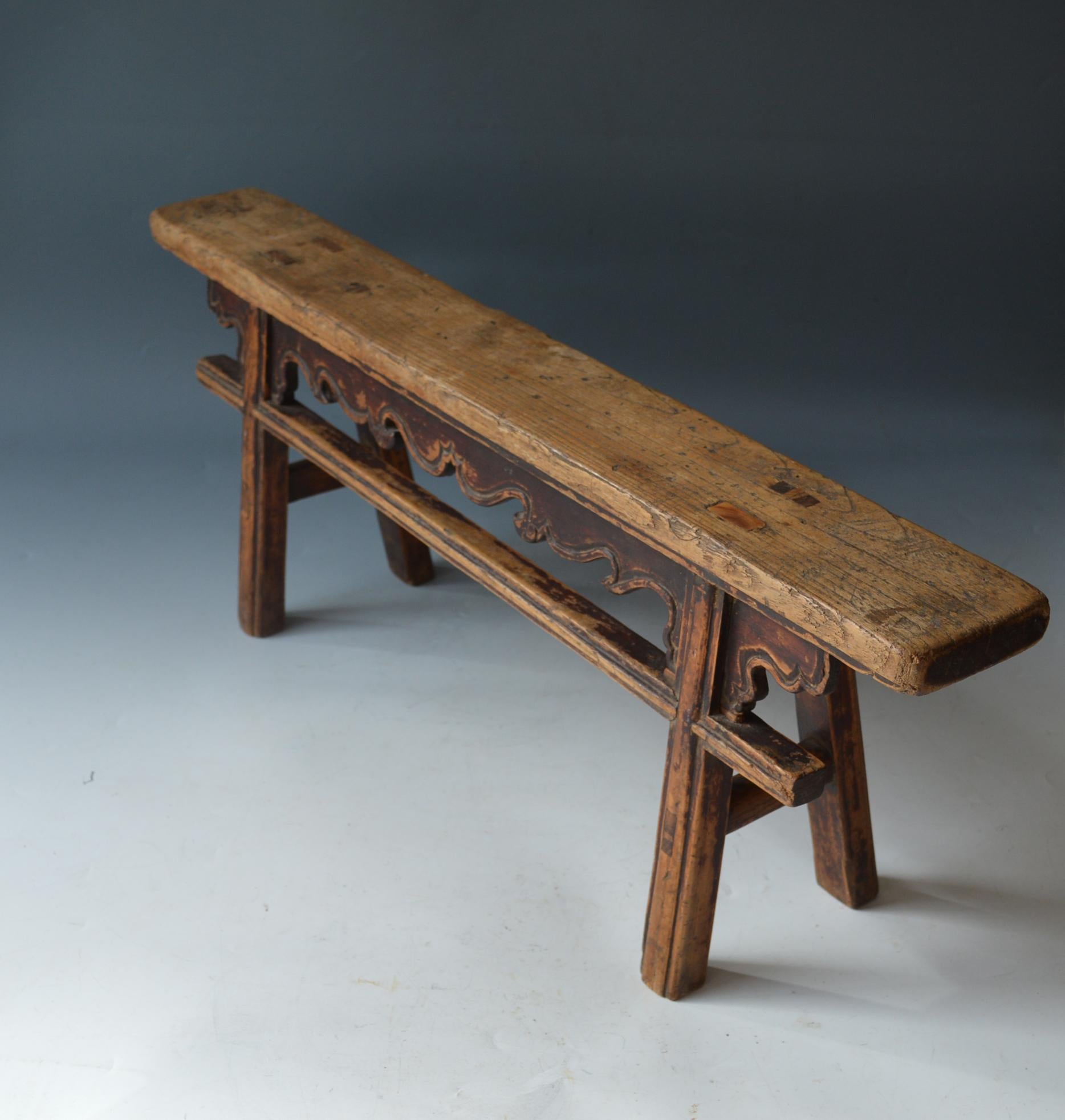 Hand-Crafted Small Antique Chinese Provincial Altar Table, 18th, 19th Century