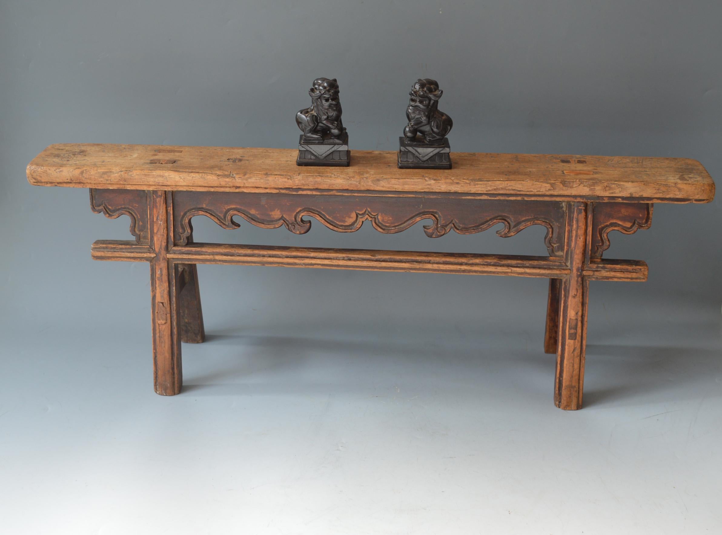 Small Antique Chinese Provincial Altar Table, 18th, 19th Century In Good Condition In London, GB