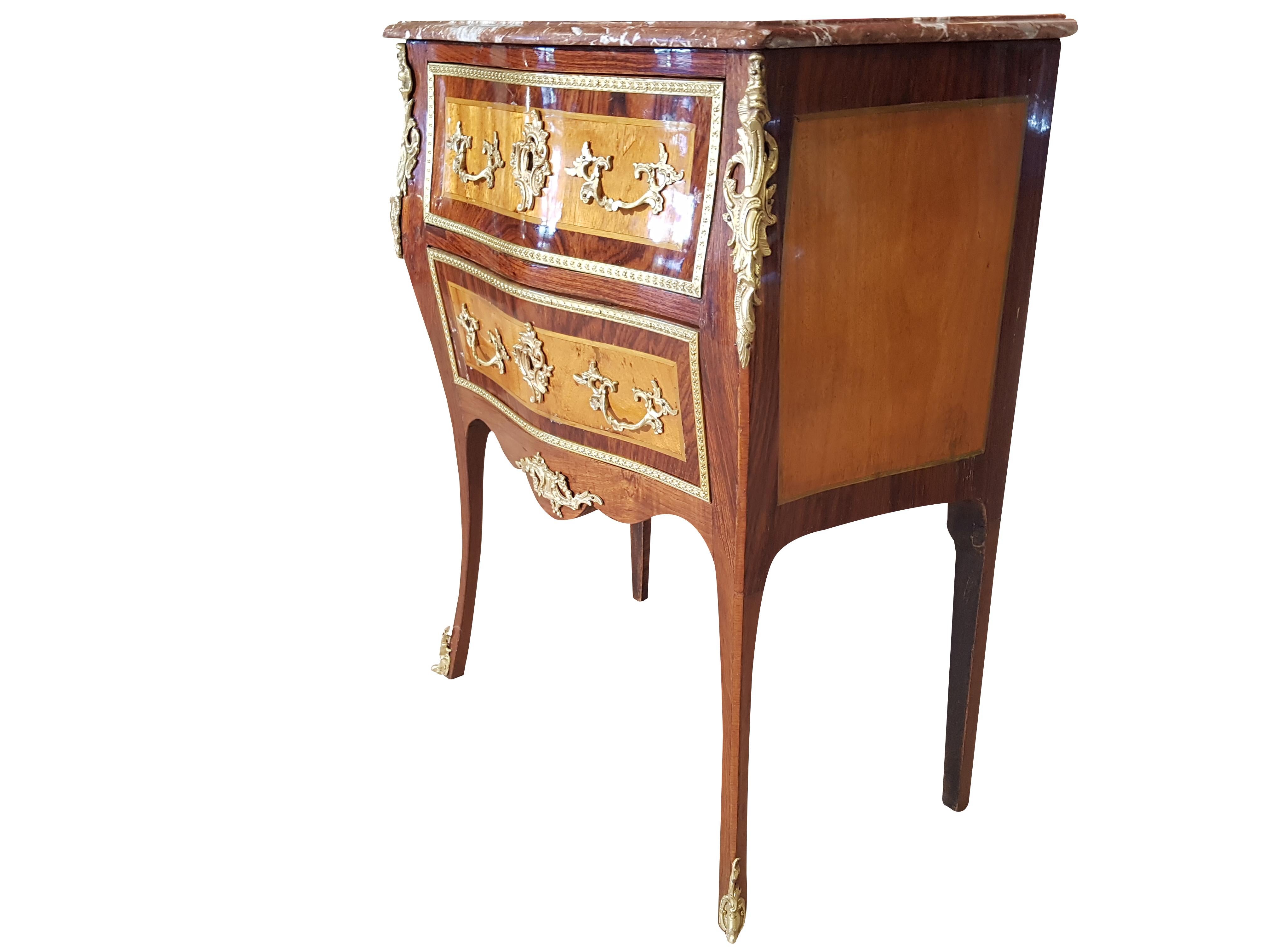 French Small Antique Commode from the 19th Century For Sale