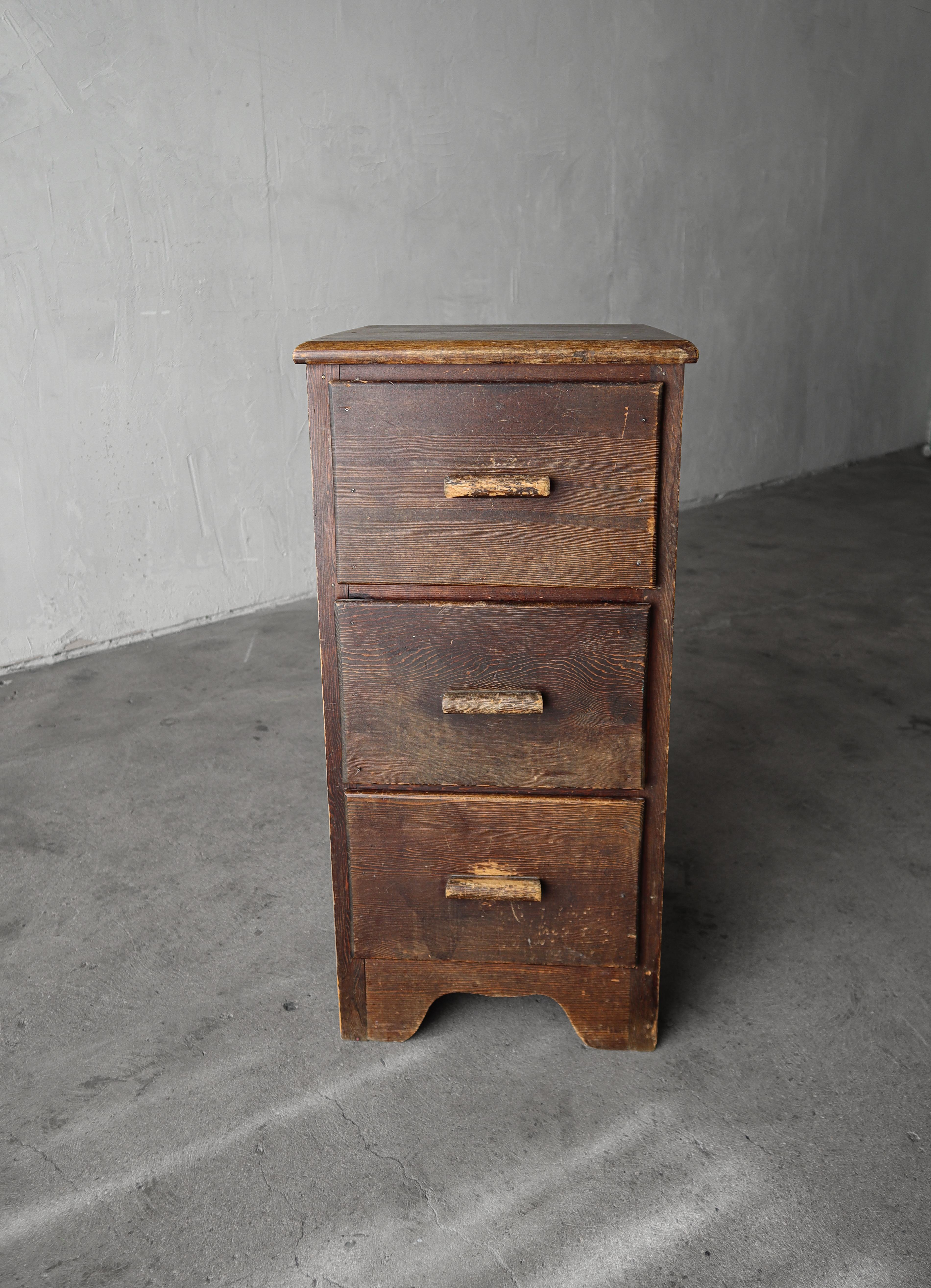 20th Century Small Antique Craftsman Made Drawered Cabinet For Sale