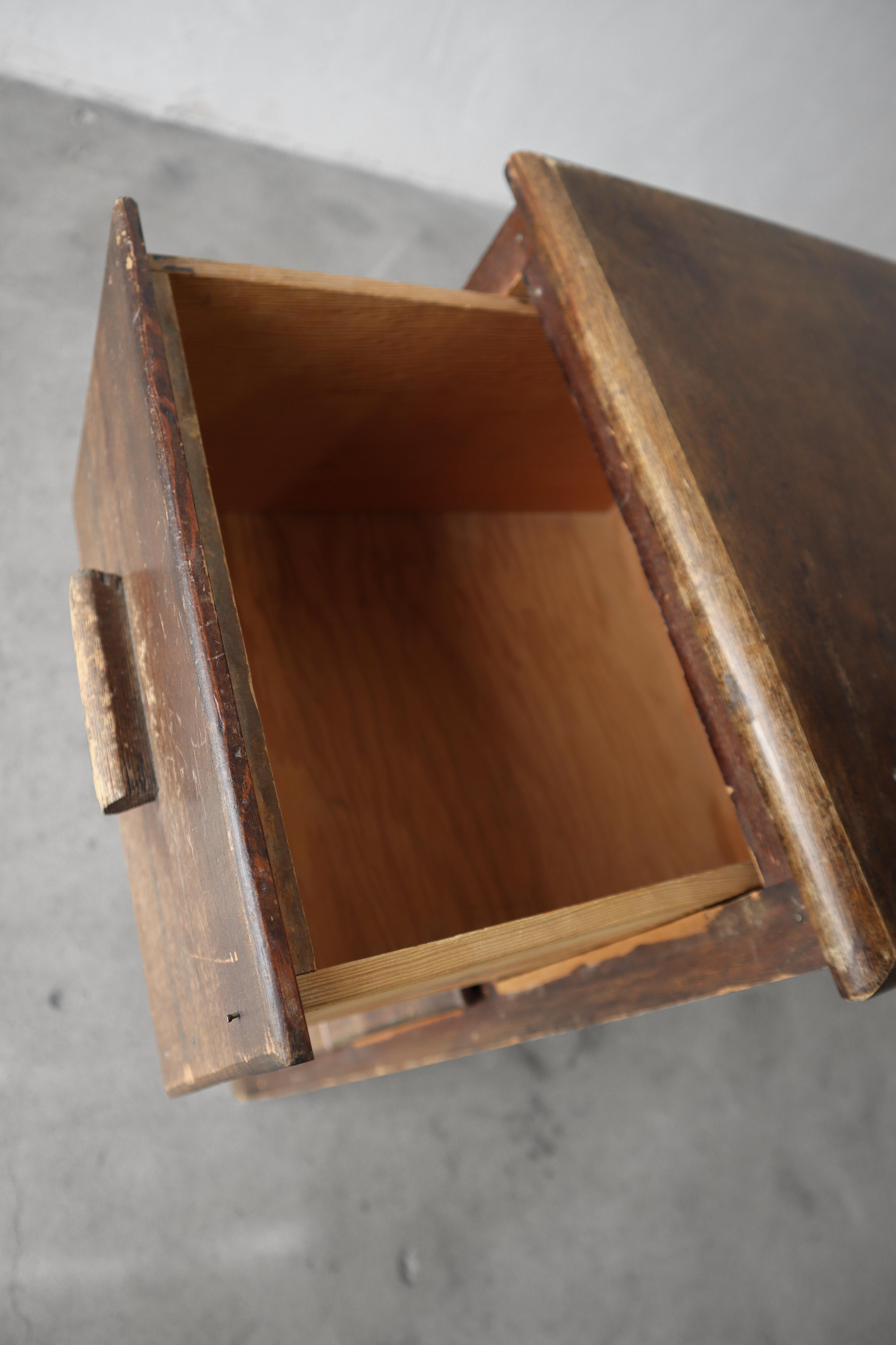 Small Antique Craftsman Made Drawered Cabinet For Sale 1