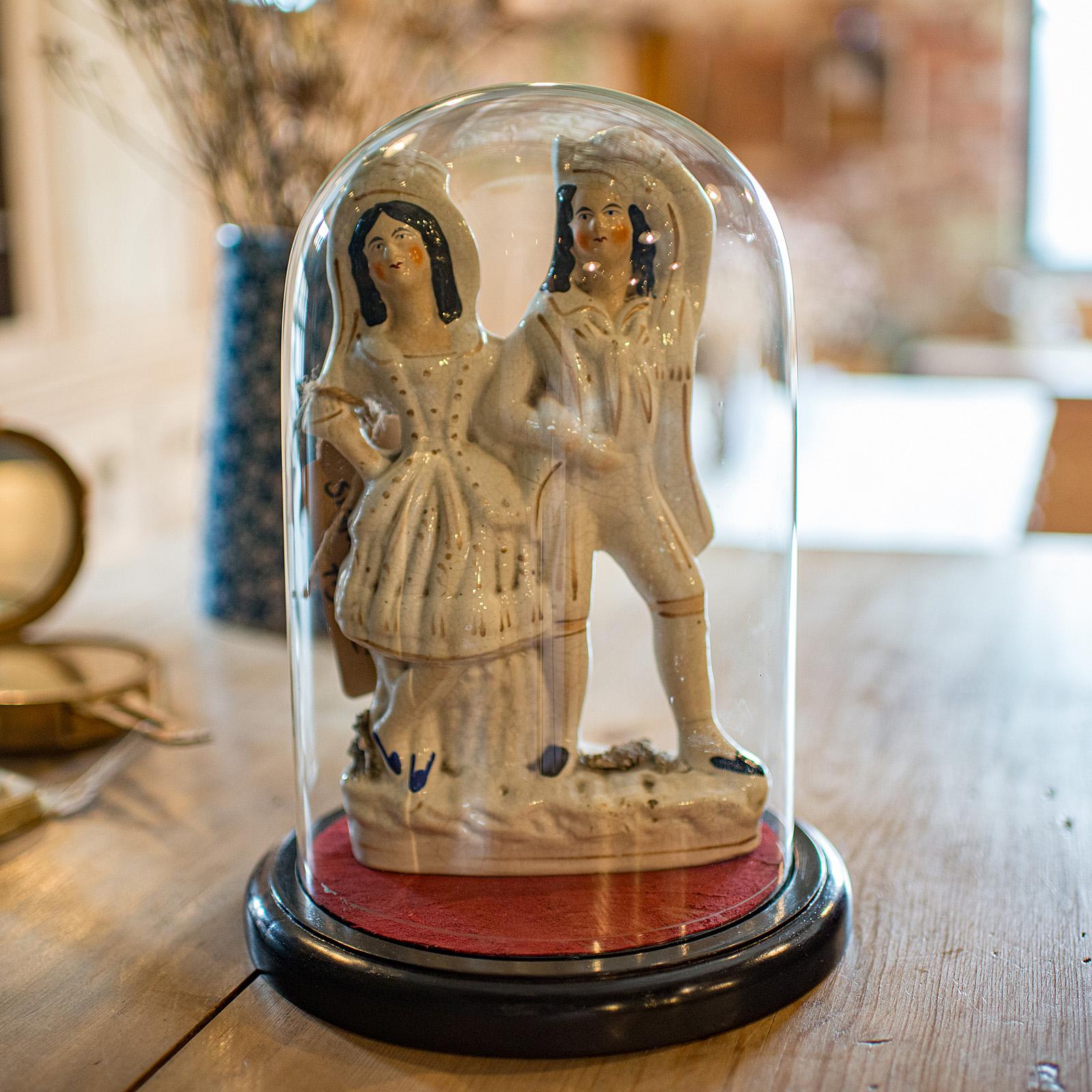 
This is a small antique display case. An English, glass and mahogany taxidermy dome, dating to the late Victoria period, circa 1900.

Charming display dome, ideal for petite specimens or ornaments
Displays a desirable aged patina throughout
Clear,