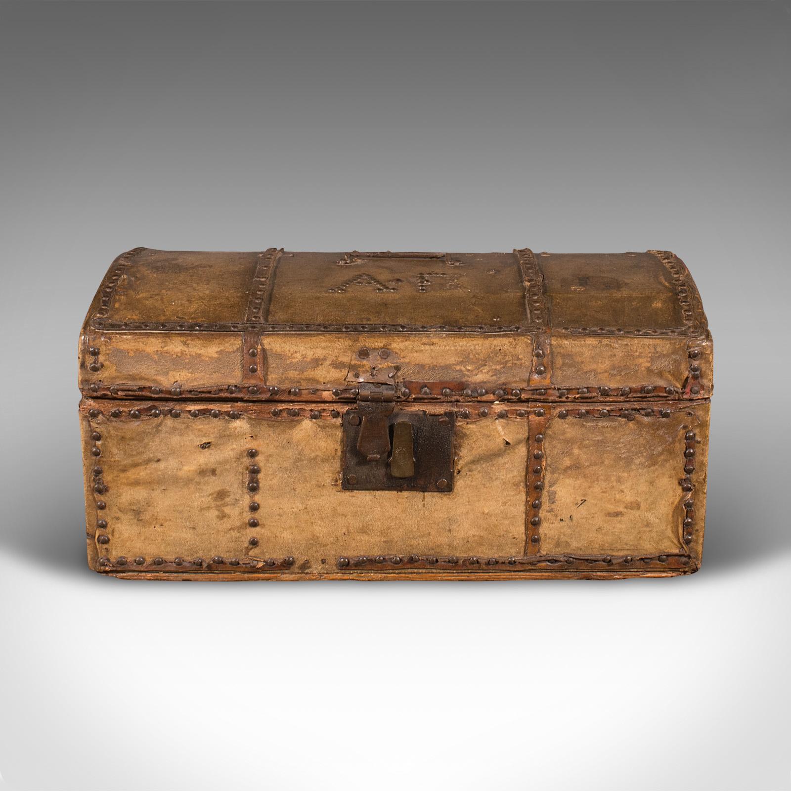 small antique trunk