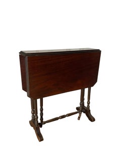 Small antique drop-leaf gate-leg table