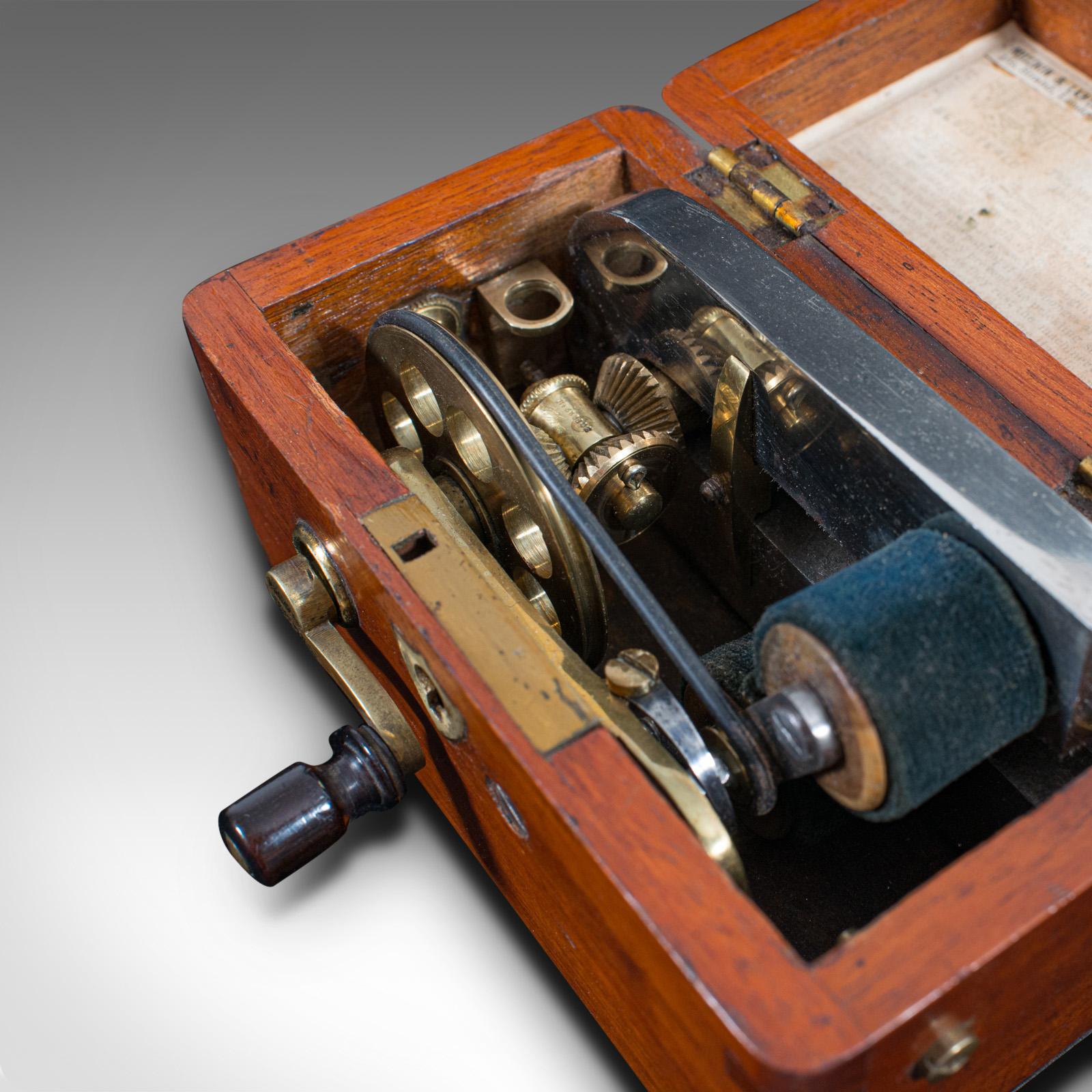 Small Antique Electric Therapy Machine, English, Scientific, Medical, Victorian 3