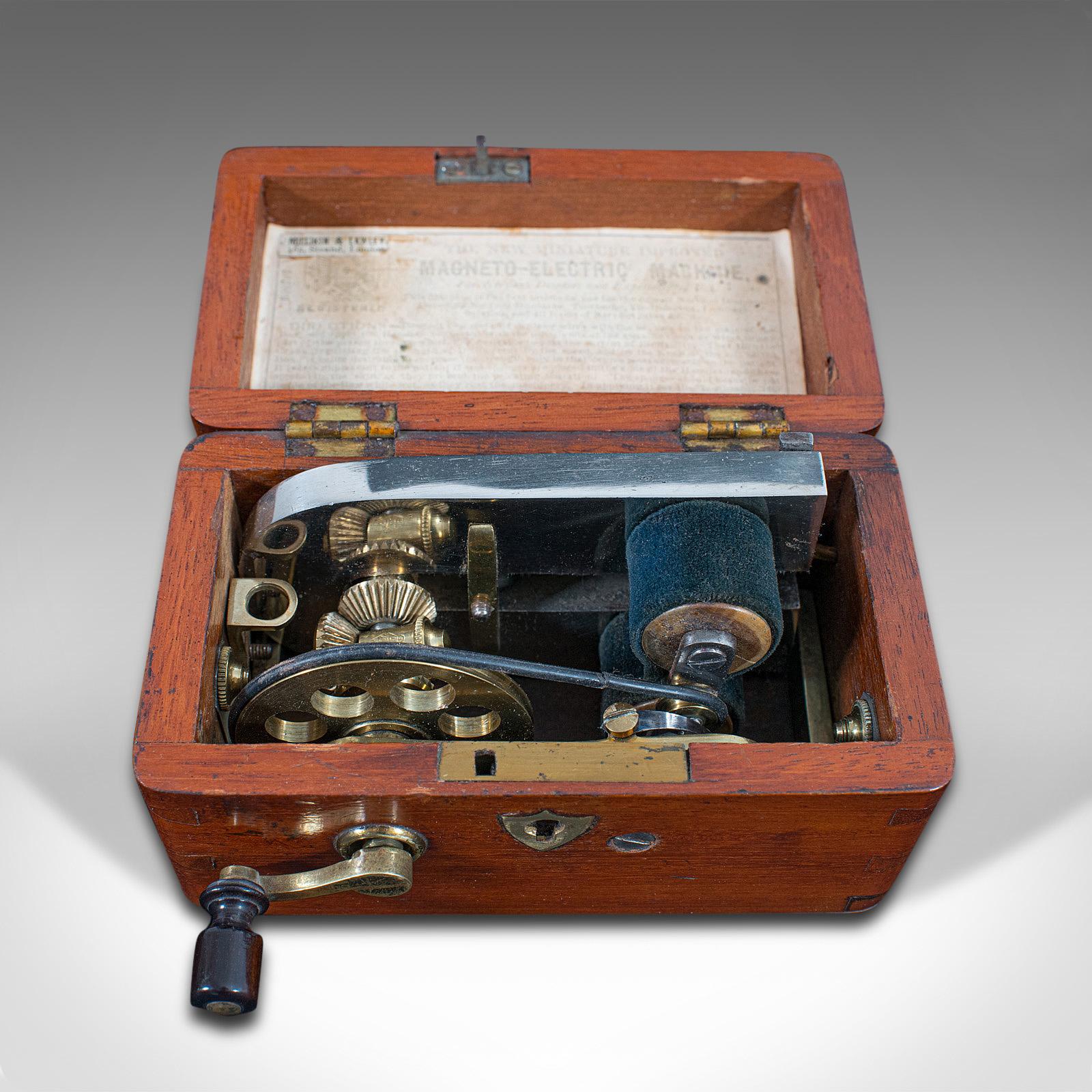 victorian electric shock therapy machine