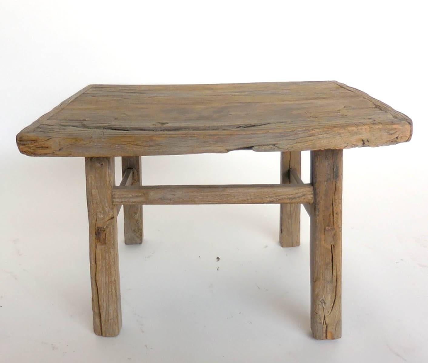 Small Antique Elm Table 4