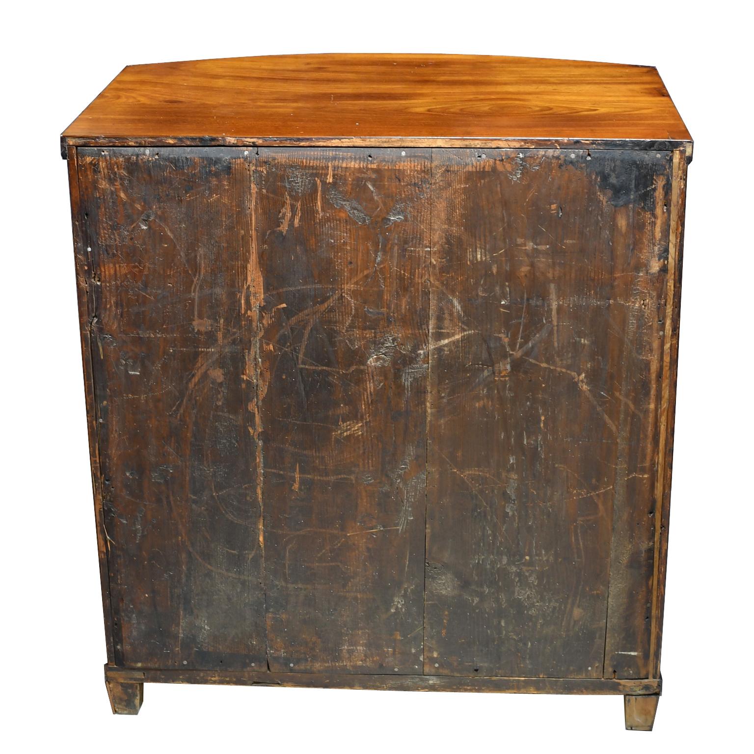 Small Antique Empire Chest of Drawers/Nightstand in West Indies Mahogany, c 1810 3