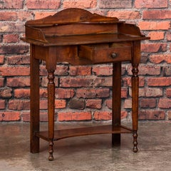 Small Antique English Cottage Style Side Table