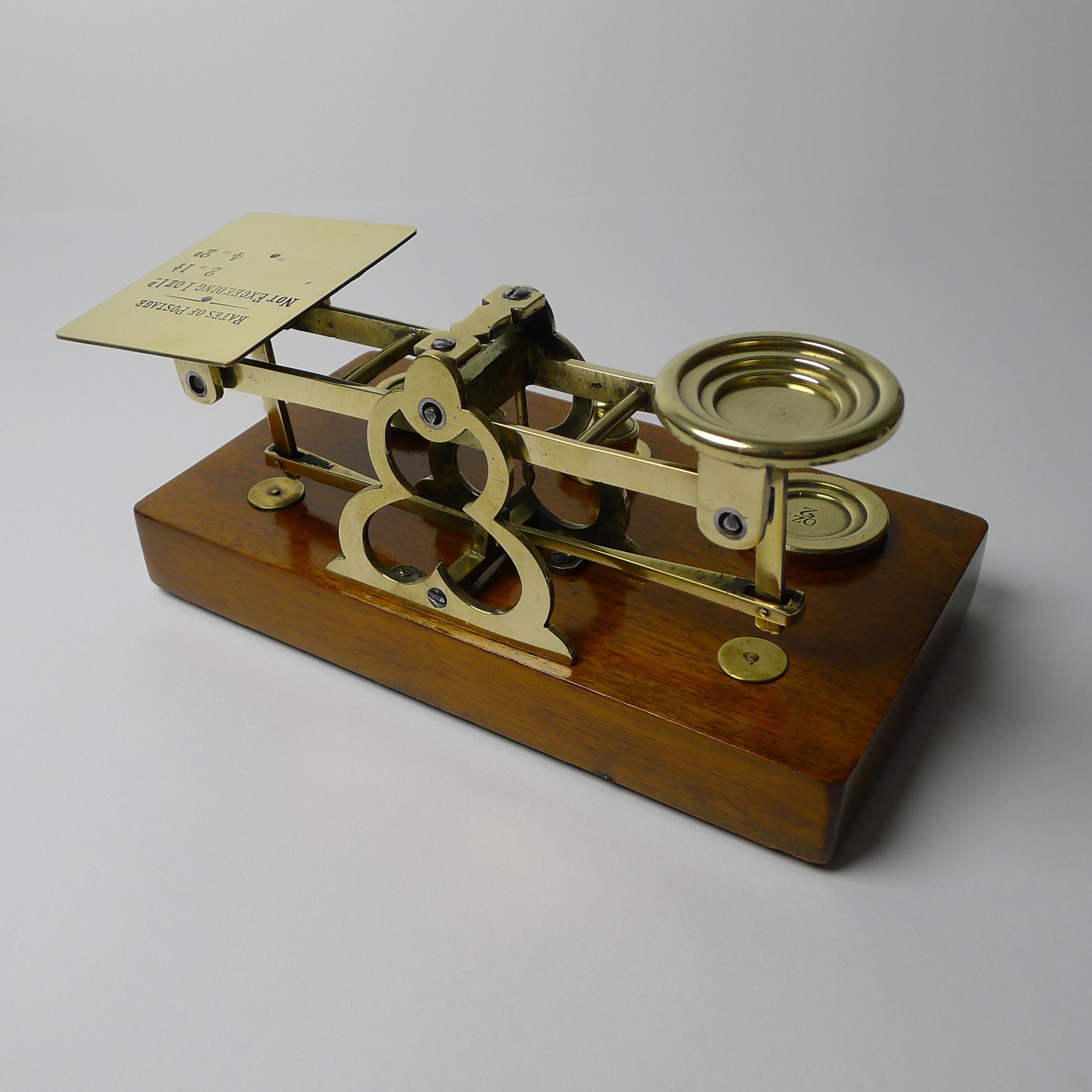 Petite écaille de lettres / de poste anglaise ancienne de Sampson Mordan 3