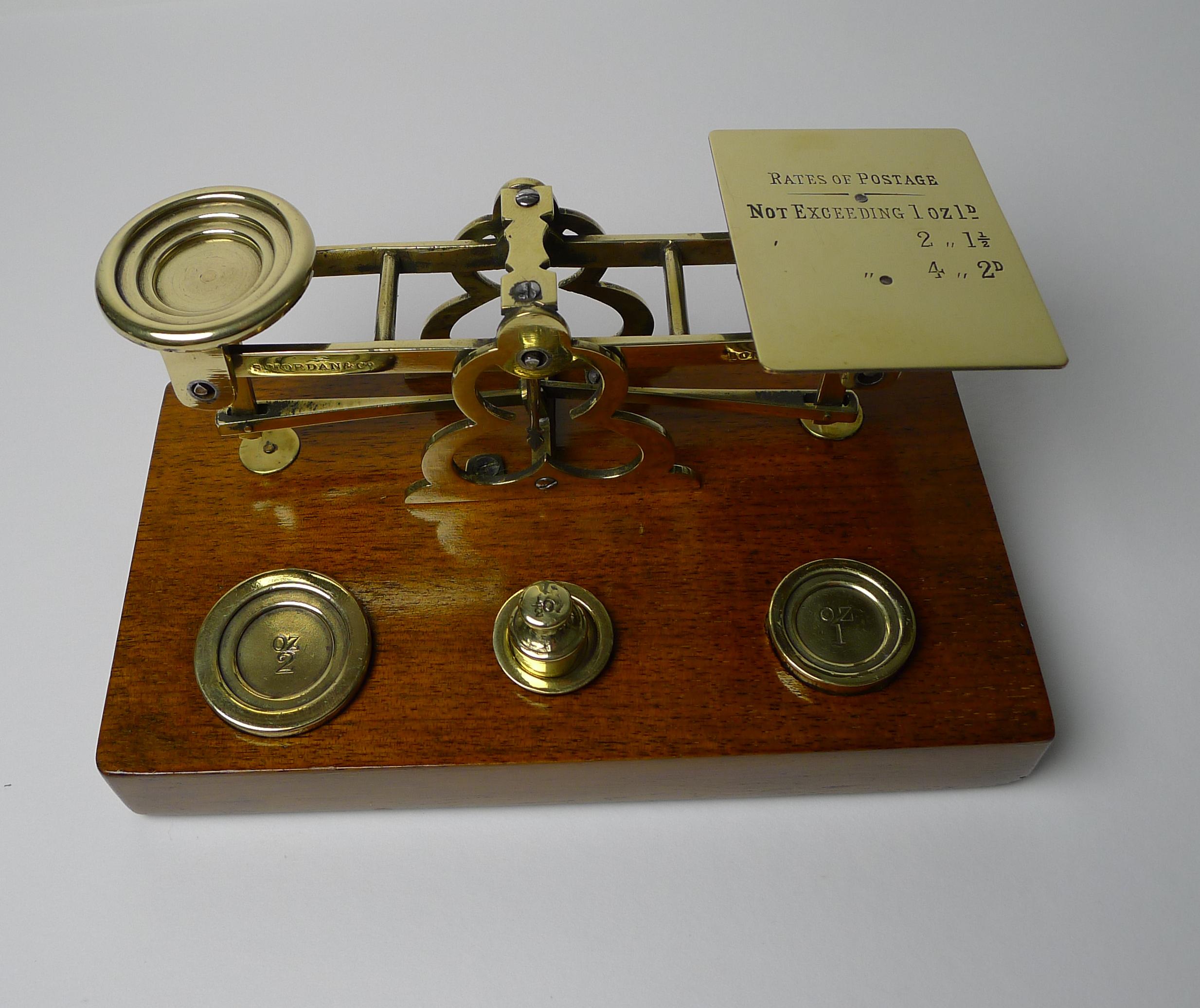 Petite écaille de lettres / de poste anglaise ancienne de Sampson Mordan 2