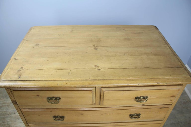 Small Antique English Pine Chest Of Drawers For Sale At 1stdibs