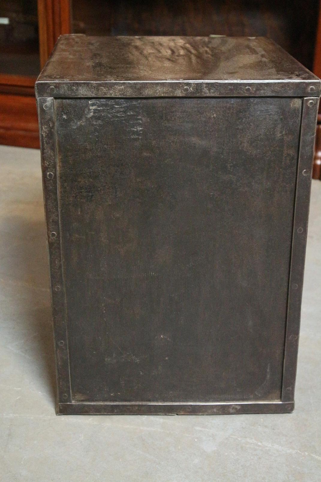 Small Antique English Safe 4