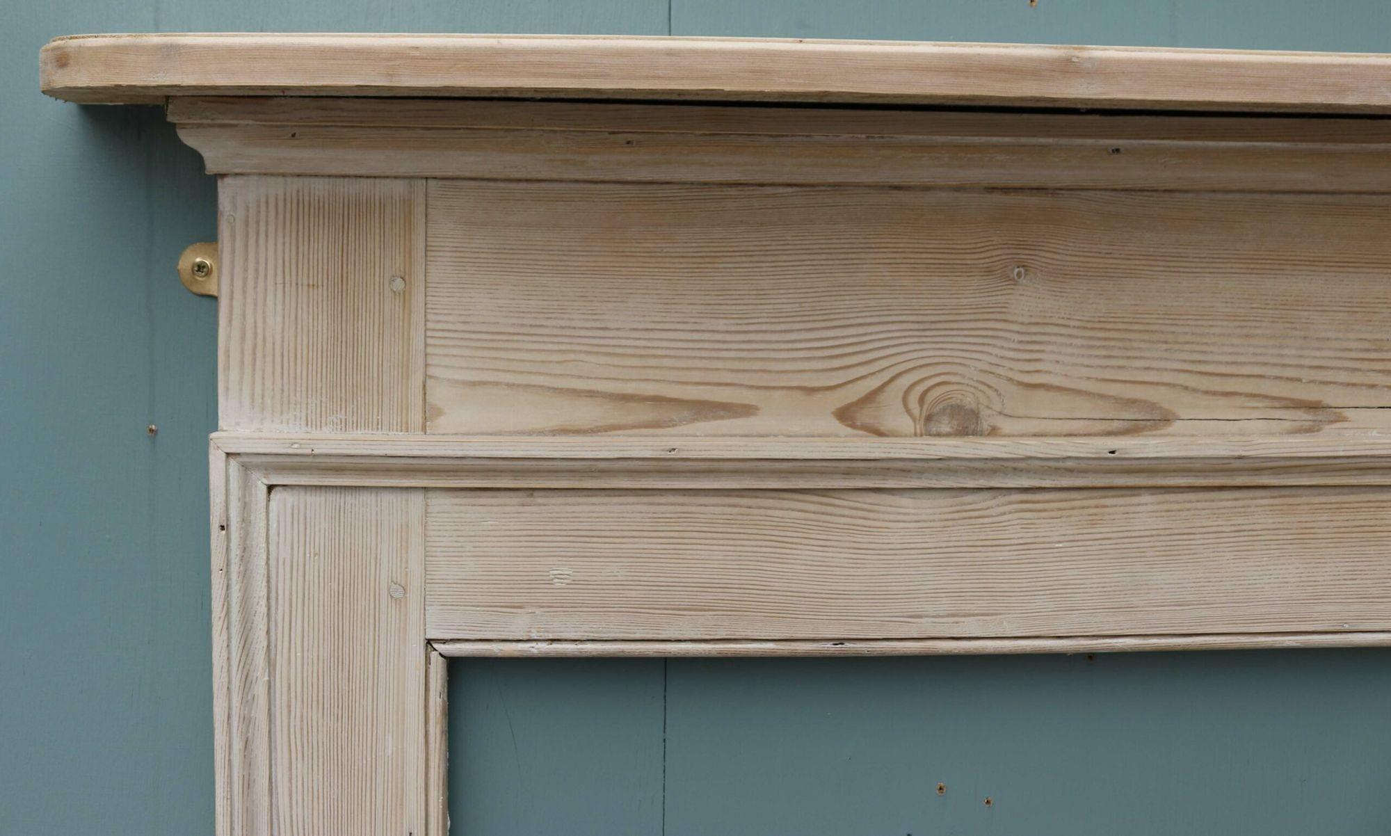 Small Antique English Timber Fire Mantel In Fair Condition For Sale In Wormelow, Herefordshire